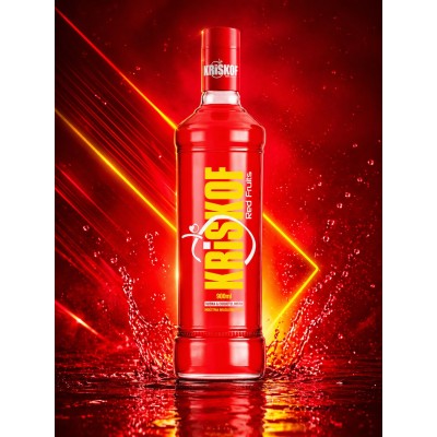 VODKA KRISKOF RED FRUITS 900ML - DG Distribuidora