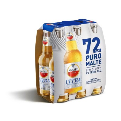 CERVEJA AMSTEL ULTRA LN 275ML FD6