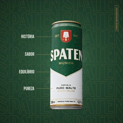 CERVEJA SPATEN 350ML CX/12