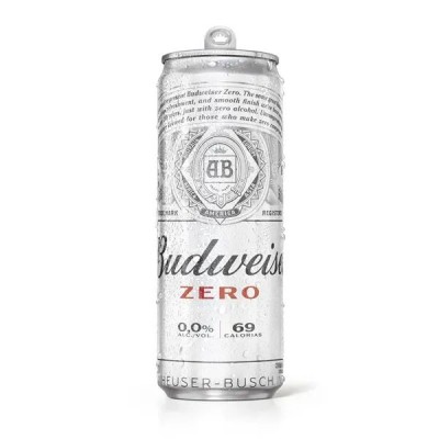 CERVEJA BUDWEISER ZERO   350ML CX C/ 8