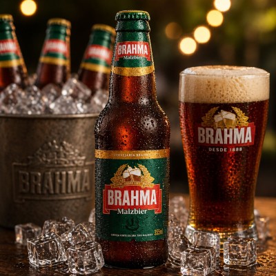 CERVEJA BRAHMA MALZIBIER LONG NECK 355ML C/6 - DG Distrib...