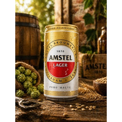 CERVEJA AMSTEL PURO MALTE 269ML CX12 - DG Distribuidora
