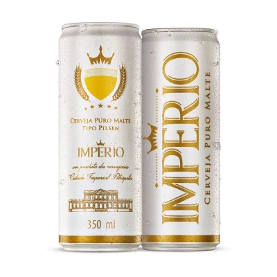 CERVEJA IMPERIO PILSEN 350 ML C/15 - DG Distribuidora