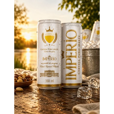 CERVEJA IMPERIO PILSEN 350 ML C/15 - DG Distribuidora