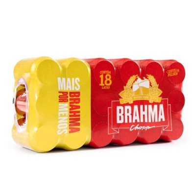 CERVEJA BRAHMA 350ML CX18 - DG Distribuidora