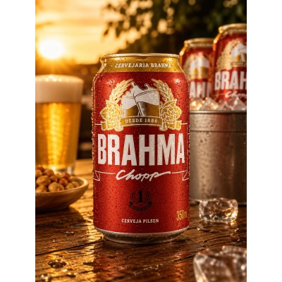 CERVEJA BRAHMA 350ML CX18 - DG Distribuidora