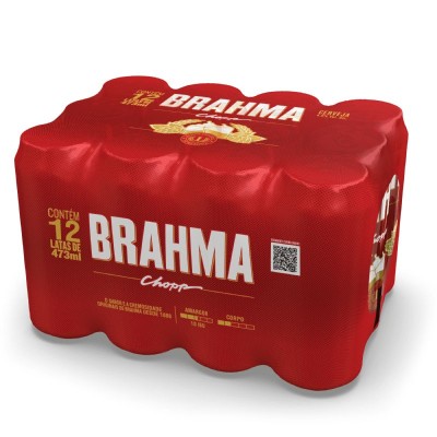 CERVEJA BRAHMA 473ML CX12 - DG Distribuidora